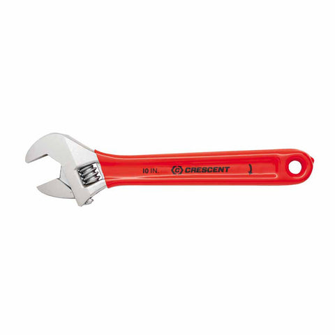 Cushion Grip Adjustable Wrenches, 10 in Long, 1 5/16 in Opening, Chrome, Carded 181-AC210CVS