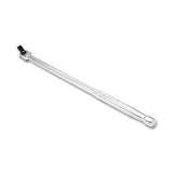 Flex Handle/Breaker Bar, 1/2 in Drive, 18 in Length, Full Polish Chrome 192-CRW16N