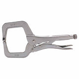 Locking C-Clamp, Regular Tips, Locking Grip, 11 in Long 181-C11CCVN