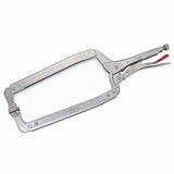 Locking C-Clamp, Swivel Pads, Locking Grip, 18 in Long 181-C18CCSN
