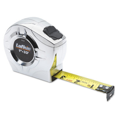 P2000 Tape Measures, 1/2 in x 10 ft, Metric/SAE, A36, Chrome 182-P2210MEXN
