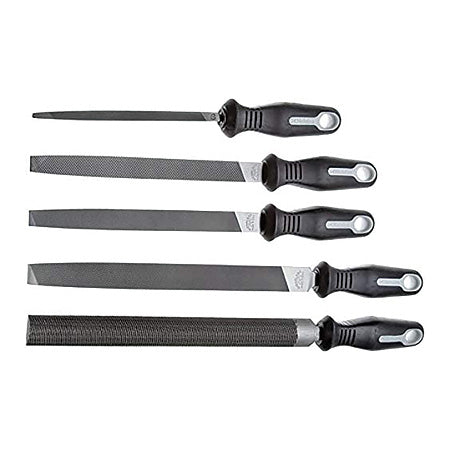 5-Pc General Purpose File Sets with Ergonomic Handles, 6 in, 8 in, 10 in 183-22040HNNN