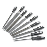 9-Pc Maintenance File Sets with Ergonomic Handles, 6 in, 8 in, 10 in, 12 in, American Pattern 183-22030HNNN