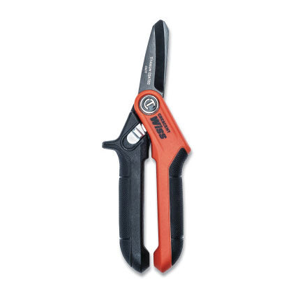 Titanium Coated Tradesman Utility Shears, 7-1/2 in, Red/Black 186-CW7T