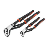 Z2 K9 Straight Jaw Dual Material Tongue and Groove Plier Set, 8 in/12 in L, Straight Jaw 181-RTZ2CGSET2
