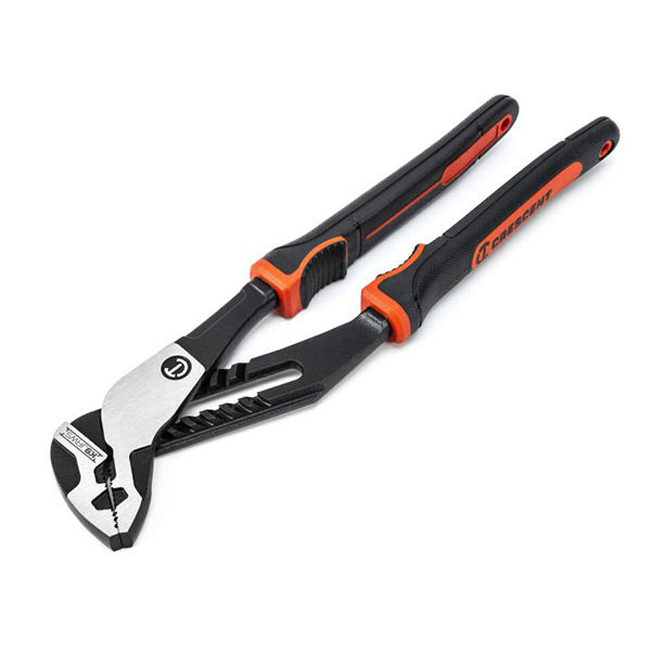 Z2 K9 Straight Jaw Dual Material Tongue and Groove Plier, 10 in, 8 Adjustments, Straight Handle 181-RTZ210CG