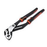 Z2 K9 Straight Jaw Dual Material Tongue and Groove Plier, 12 in L, Straight Jaw, 8 Adj, Carded, Straight Handle 181-RTZ212CG