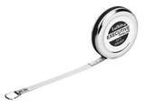 Executive Diameter Pocket Measuring Tape, 1/4 in x 6 ft, A18 Blade, Yellow/Chrome 182-W606P