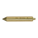 Inage Oil Gauging Plumb Bob, 1 in dia, 6.75 in L, Solid Brass, SAE 182-590GN