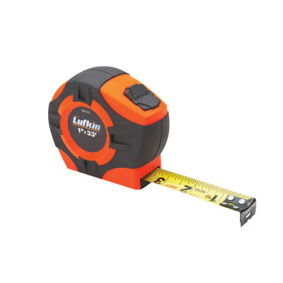 P1000 Series Power Tape, 1 in x 25 ft, Inch/Engineers, Hi-Viz Orange 182-PHV1425DN