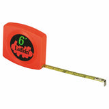 Pee Wee Pocket Measuring Tape, 1/4 in x 10 ft, SAE, Black 182-W6110
