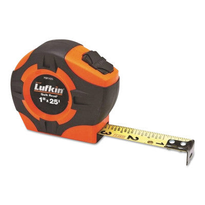 Quickread Power Return Tape, 25 ft x 1 in, SAE, Single Sided, Hi-Viz Orange 182-PQR1425N