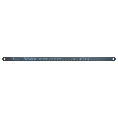 Solid Flexible Carbon Steel Hacksaw Blades, 12 in, 24 TPI 183-63268
