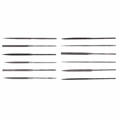 Swiss Pattern Three-Square Needle File, 4 in, 2 Cut 183-37228
