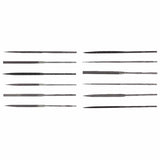 Swiss Pattern Three-Square Needle File, 4 in, 2 Cut 183-37228