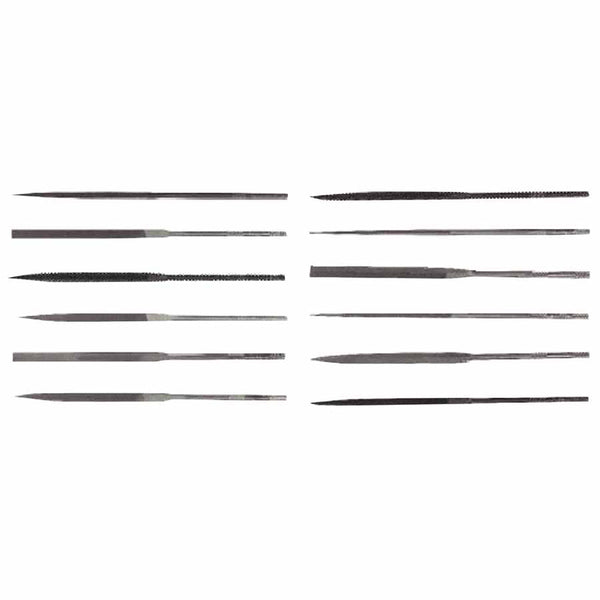 Swiss Pattern Three-Square Needle File, 4 in, 2 Cut 183-37228