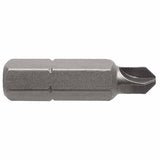 Torq-Set Insert Bits, #4, 1/4 in drive, Hex, Spring 071-212-4
