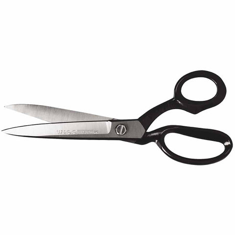 Inlaid Bent Handle Industrial Shears, 10.375 in OAL, Black, Sharp 186-W20