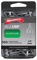 Aluminum Rivets, 1/2 x 3/16, Long 091-RLA3/16IP