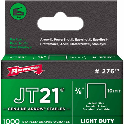 02738 JT21/T27 3/8" STAPLE 1-000/PK 091-276