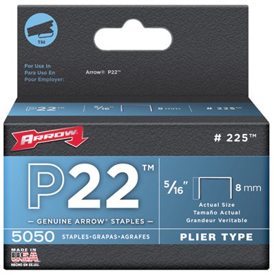 22516 P22 STAPLES 5/16" 091-225