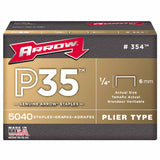 P35 Type Staples, 1/4 in, 5000 per box 091-354