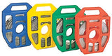 Tote, Plastic, Includes 1/2 in W x 0.030 in Thick x 100 ft, Stainless Steel 201 Band Roll 080-C204B9