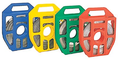 Tote, Plastic, Includes 1/2 in W x 0.030 in Thick x 100 ft, Stainless Steel 201 Band Roll 080-C204B9