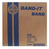 Stainless Steel Bands, 3/8 in x 100 ft, 0.025 in Thick, Stainless Steel 080-C20399