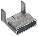 Valuclip Strapping Clips, 1/2 in, Stainless Steel 080-C15499