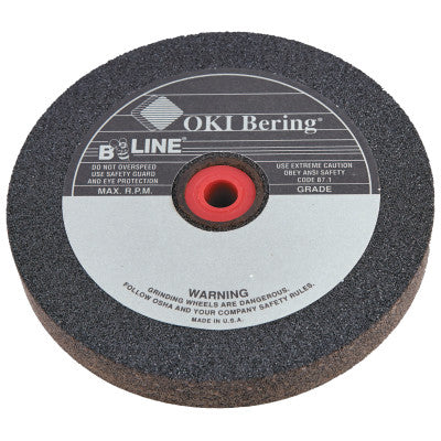 Straight Resinoid Wheel, 6 in dia, 3/4 in Thick, 1 in Arbor, Coarse Grit, T1 903-6341C