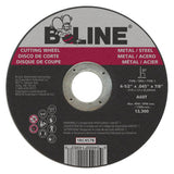 Cutting Wheel, 4-1/2 in dia, 0.045 in Thick, 7/8 in Arbor, 60 Grit, Aluminum Oxide 903-1RC4578