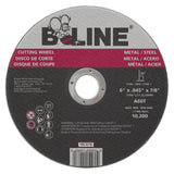 Cutting Wheel, 6 in dia, 0.045 in Thick, 7/8 in Arbor, 60 Grit, Alum Oxide 903-1RC678