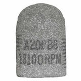 Plug, 2 in dia, 3 in Thick, 5/8 in-11 Arbor, 24 Grit, Alum Oxide, T18 903-P1820305