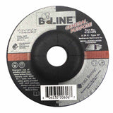 Depressed Ctr Grinding Wheel, 4-1/2 in dia, 1/4 in Thick, 7/8 in Arbor, 24 Grit 903-4121478