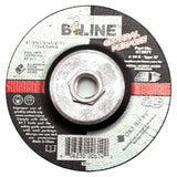Depressed Center Combo Wheel, 4-1/2 in dia, 1/8 in Thick, 5/8 in-11 Arbor, 30 Grit, Aluminum Oxide 903-41287T
