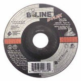 Flexible Depressed Center Wheel, 4-1/2 in dia, 7/8 in Arbor, 1/8 in Thick, 30 Grit, Aluminum Oxide 903-45A27M