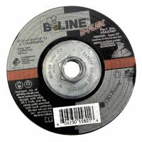 Flexible Depressed Center Wheel, 4-1/2 in dia, 1/8 in Thick, 5/8 in-11 Arbor, 46 Grit, Aluminum Oxide 903-45A27MT