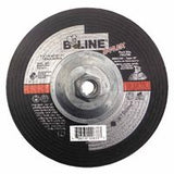 Flexible Depressed Center Wheel, 7 in dia, 1/8 in Thick, 5/8 in-11 Arbor, 46 Grit, Aluminum Oxide 903-7A27M