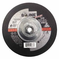 Flexible Depressed Center Wheel, 7 in dia, 1/8 in Thick, 5/8 in-11 Arbor, 46 Grit, Aluminum Oxide 903-7A27M