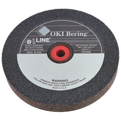 Straight Resinoid Wheel, 6 in dia, 3/4 in Thick, 1 in Arbor, Fine Grit, T1 903-6341F