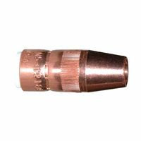 Centerfire MIG Nozzle, 1/8 in Recess, 1/2 in Bore, For T Series Tip, Copper 360-NS-1218C