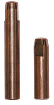 Elliptical Contact Tip, 0.045 in Wire, 7400 Series, Non-Threaded 360-7490