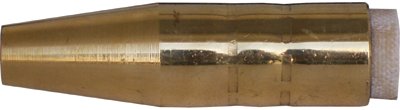 Mig Nozzles, Heavy Duty Elliptical Series, 5/8 in Bore, Copper 360-4592HDA