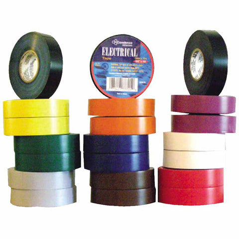 Electrical Tape, 3/4 in x 66 ft, Green 573-1088306