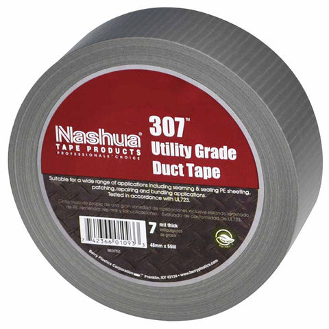 Utility Grade Duct Tape, Silver, 48 mm x 55 m x 7 mil 573-1087239