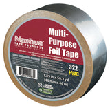 322 Multi-Purpose Plain Foil Tape, 2 in x 50 yd, 5 mil, Aluminum Silver 573-1087627