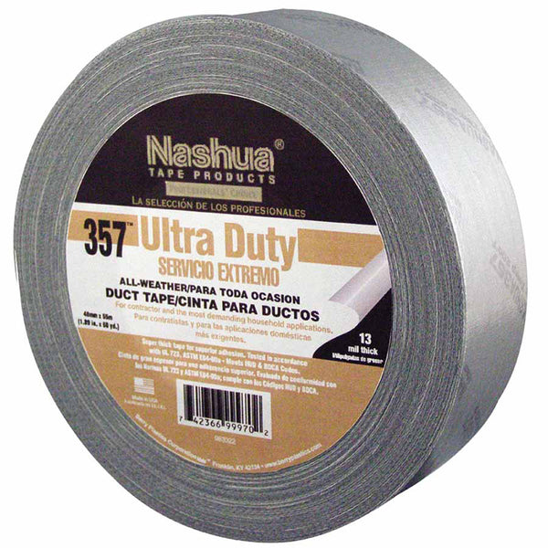 Premium Duct Tapes, 48 mm x 55 m x 13 mm, Silver 573-1086141