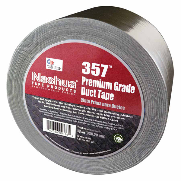 Premium Duct Tapes, Olive Drab, 3 in x 60 yd x 13 mil 573-1086157
