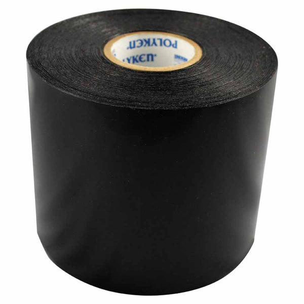 Utility Coating, 4 in W x 100 ft L, 12 mil, Black 406-1086303
